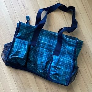 3/$30❗️Blue tote with lots of storage